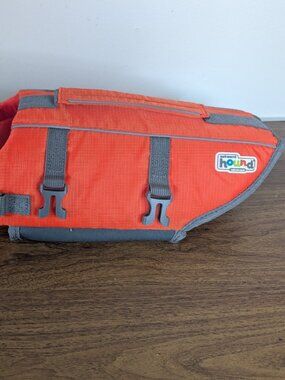 outward hound granby splash orange ripstop life jacket for dogs size small